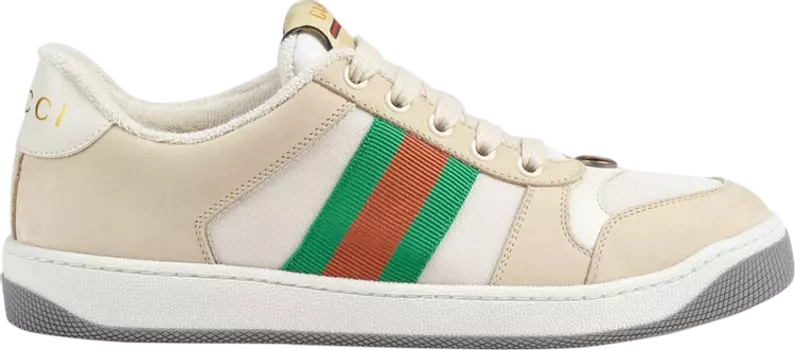 Кроссовки Gucci Wmns Screener Green Orange, зеленый