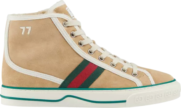 Кроссовки Gucci Wmns Tennis 1977 High Soft Caramel, коричневый
