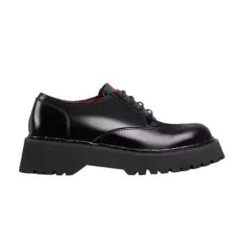 Кроссовки Gucci Wmns Web Lace Up Black, черный