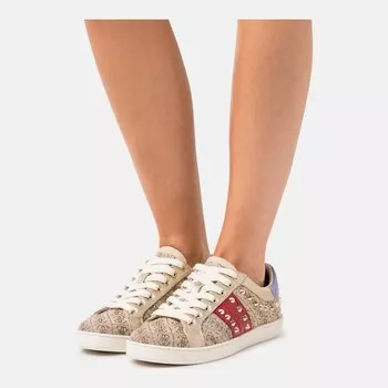 Кроссовки Guess Raelin3, beige/redlite