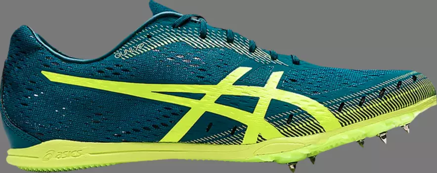 Кроссовки gun lap 2 'velvet pine safety yellow' Asics, зеленый