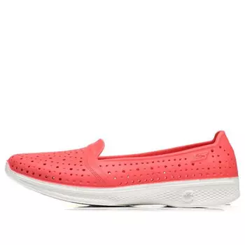 Кроссовки h2 go slip-on shoes pink/white Skechers, розовый
