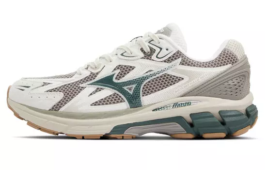 Кроссовки Halo Mix Running Unisex Low-top Champagne White/Clumpy Grey/Temny Green Mizuno