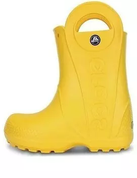Кроссовки handle it rain boots 'yellow' Crocs, желтый