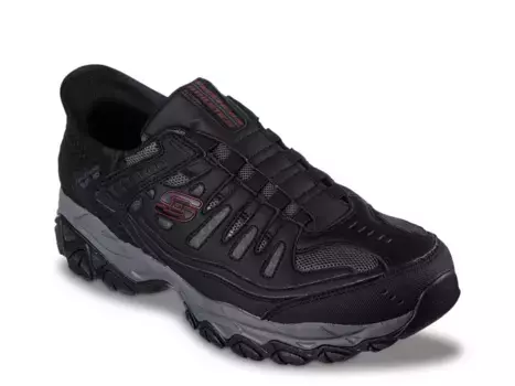 Кроссовки Hands Free Slip-Ins After Burn Memory Fit Ridgeburn Slip-On Sneaker Skechers, черный