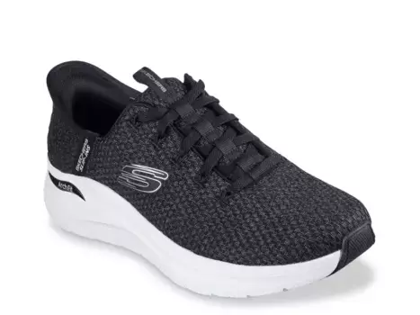 Кроссовки Hands Free Slip-Ins Arch Fit 2.0 Look Ahead Sneaker Skechers, черно-белый