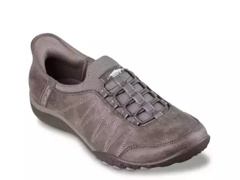 Кроссовки Hands Free Slip-Ins Breathe Easy Home-Body Sneaker Skechers, коричневый