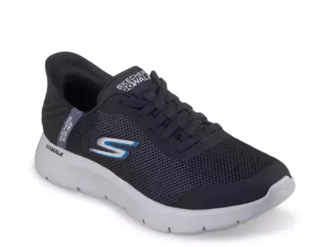 Кроссовки Hands Free Slip-Ins Go Walk Flex Hands Up Slip-On Sneaker Skechers, черный/серый