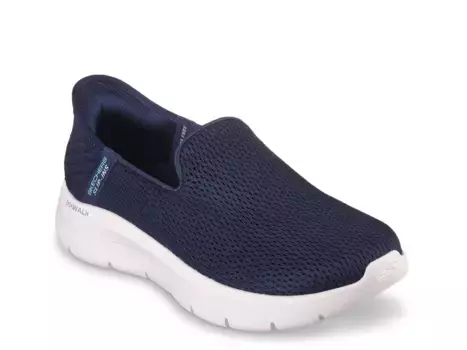 Кроссовки Hands Free Slip-Ins: Go Walk Flex Relish Slip-On Skechers, темно-синий