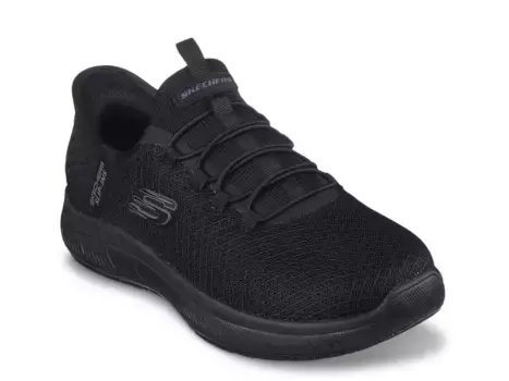 Кроссовки Hands Free Slip-Ins: Hands Free Work Summits SR Enslee Slip-On Sneaker Skechers, черный