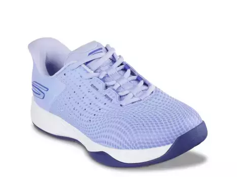 Кроссовки Hands Free Slip-ins Relaxed Fit Viper Court Reload Pickleball Sneaker Skechers, светло-голубой