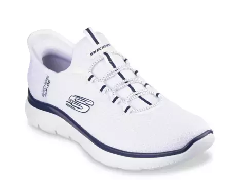 Кроссовки Hands Free Slip-Ins Summits High Range Slip-On Sneaker Skechers, белый/синий