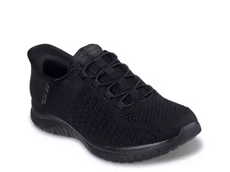 Кроссовки Hands Free Slip-Ins Work Virtue Valsea Work Sneaker Skechers, черный