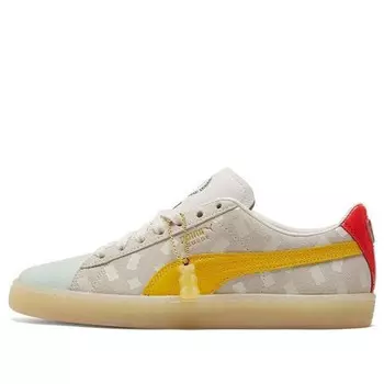 Кроссовки haribo x suede casual shoes grey/yellow/red Puma, серый