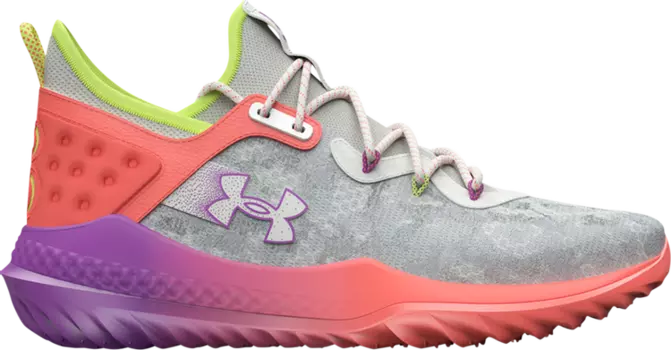 Кроссовки Harper 8 TF PE 'White Clay Mega Magenta', серый