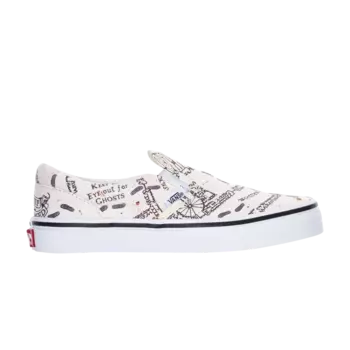Кроссовки Harry Potter x Classic Slip-On Kidss Map' Vans, белый
