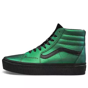 Кроссовки harry potter x sk8-hi platform rb 'morsmordre dark arts' Vans, зеленый
