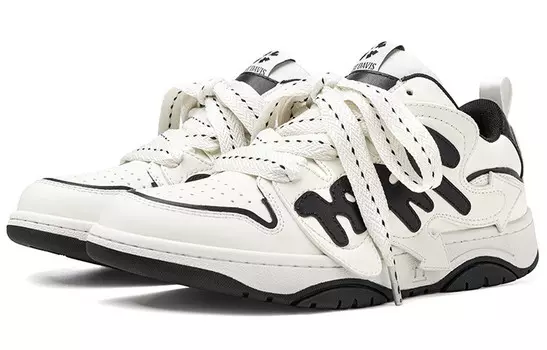 Кроссовки HART DAVIS Rebel I Series Skateboarding Shoes Unisex Low-top, черный/белый