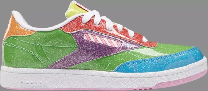 Кроссовки hasbro x club c big kid 'candy land' Reebok, многоцветный