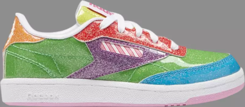 Кроссовки hasbro x club c little kid 'candy land' Reebok, многоцветный