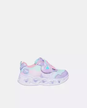 Кроссовки Heart Lights для девочки Skechers, фиолетовый
