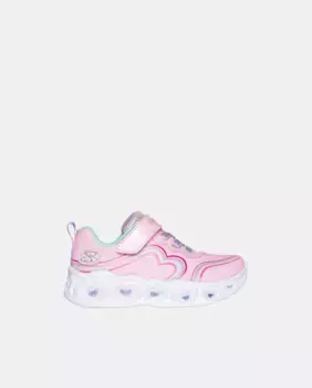 Кроссовки Heart Lights для девочки Skechers, розовый