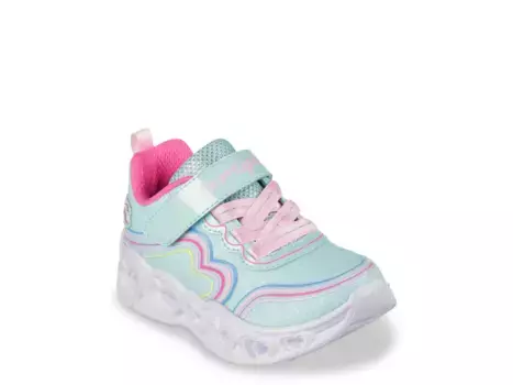 Кроссовки Heart Lights Infinite Heart Lights Retro Hearts Sneaker Skechers, светло-синий