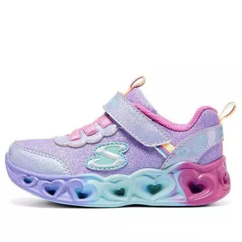 Кроссовки heart lights 'purple blue' Skechers, фиолетовый