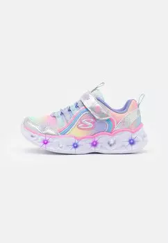 Кроссовки HEART LIGHTS Skechers, серебро