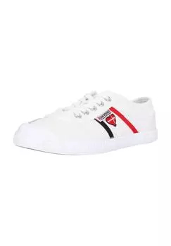 Кроссовки Heart с высоким содержанием хлопка kawasaki, белый