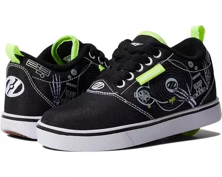 Кроссовки Heelys Pro 20 Prints, цвет Black/White/Neon Yellow