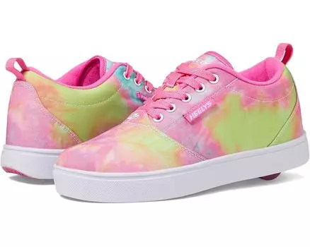 Кроссовки Heelys Pro 20 Prints (Little Kid/Big Kid/Adult), цвет Pink/White/Pink