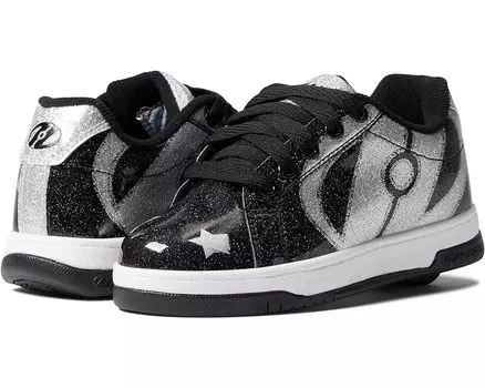 Кроссовки Heelys Split, цвет Black/Silver Glitter