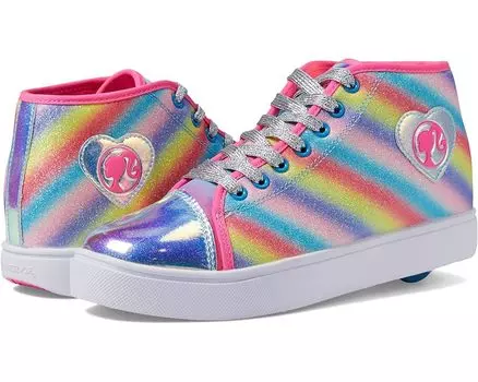 Кроссовки Heelys Veloz Barbie, цвет Pink/Cyan/Silver