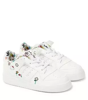 Кроссовки hello kitty forum Adidas Originals Kids, белый