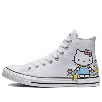 Кроссовки hello kitty x chuck taylor all star hi 'flowers' Converse, белый