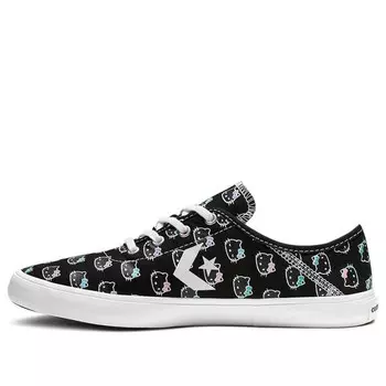 Кроссовки hello kitty x costa low 'black' Converse, черный