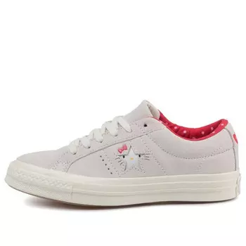 Кроссовки hello kitty x one star suede low top 'white' Converse, серый