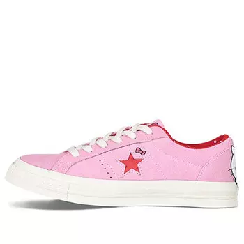 Кроссовки hello kitty x one star suede low top 'prism pink' Converse, розовый