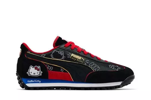 Кроссовки Hello Kitty x Wmns Easy Rider 'Goth', черный