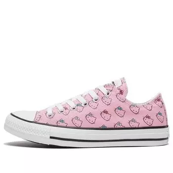 Кроссовки helly kitty x chuck taylor all star ox 'kitty pattern' Converse, розовый