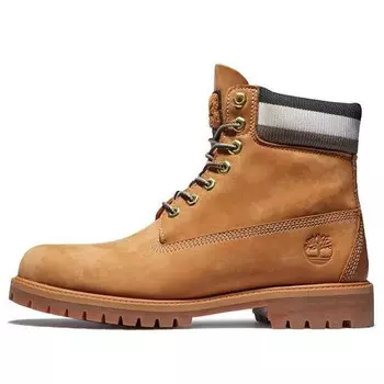 Кроссовки heritage 6 inch waterproof boot 'wheat nubuck with black' Timberland, желтый