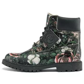 Кроссовки heritage 6 inch waterproof boots 'black floral nubuck' Timberland, черный