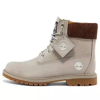 Кроссовки heritage 6 inch waterproof wide fit boots 'beige nubuck with camo' Timberland, бежевый