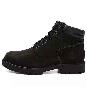 Кроссовки heritage casual walking wide-fit boots 'black nubuck ' Timberland, черный