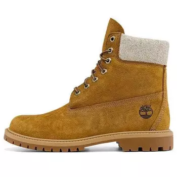 Кроссовки heritage ek+ 6 inch waterproof boot 'dark wheat nubuck' Timberland, желтый