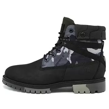 Кроссовки heritage ek+ 6 inch waterproof wide-fit boot 'black camouflage' Timberland, черный