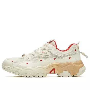 Кроссовки heritage-fht dad shoes beige/white Fila, белый
