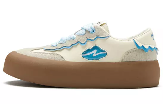 Кроссовки HERLOOK Skateboarding Shoes Women's Low-top Sea Salt Ice Cream Color, цвет Sea salt ice cream