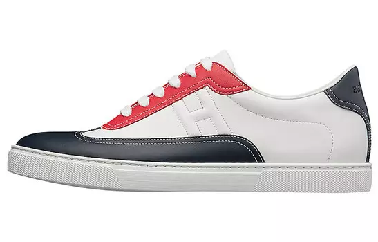 Кроссовки Hermes, белый / синий / красный